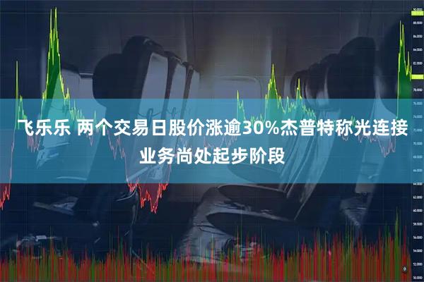 飞乐乐 两个交易日股价涨逾30%杰普特称光连接业务尚处起步阶段